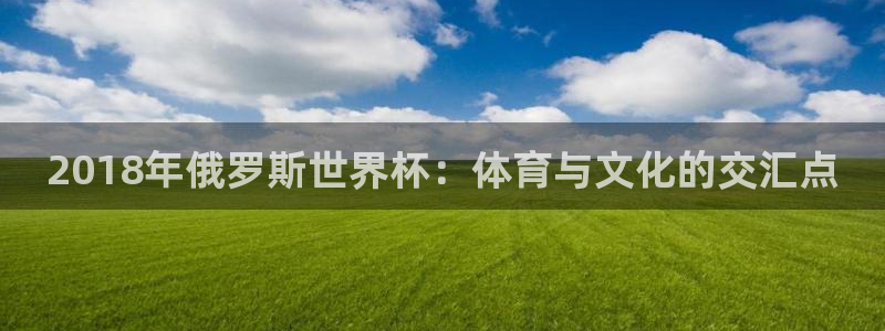 世界杯预赛赛程:2018年俄罗斯世界杯:体育与文化的交汇点